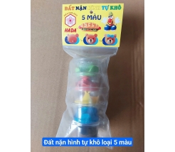 Đất nặn hình tự khô loại 5 màu
